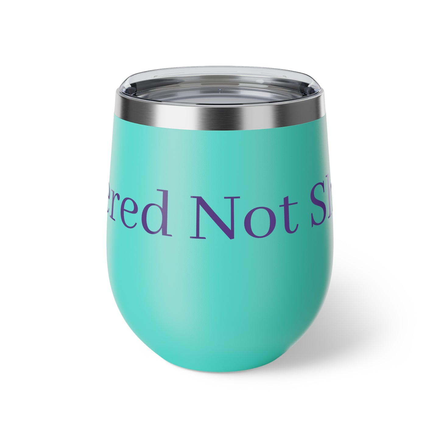 Centered Not Shaken Copper Vacuum Insulated Cup, 12oz
