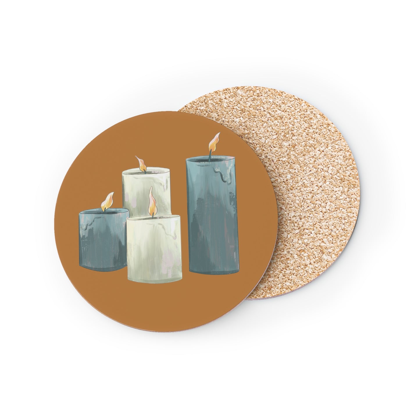 Flickering Candle Coasters