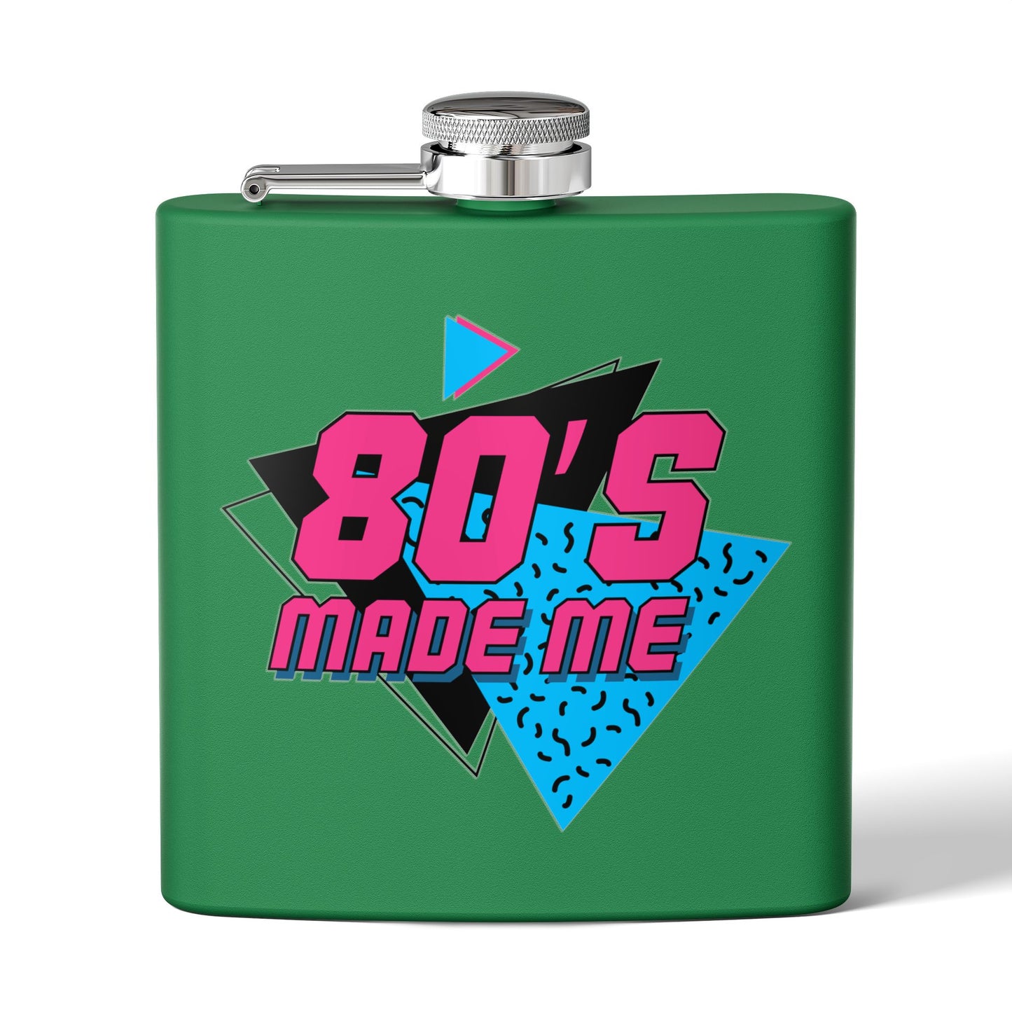 80's Made Me Stainless Steel Flask, 6oz