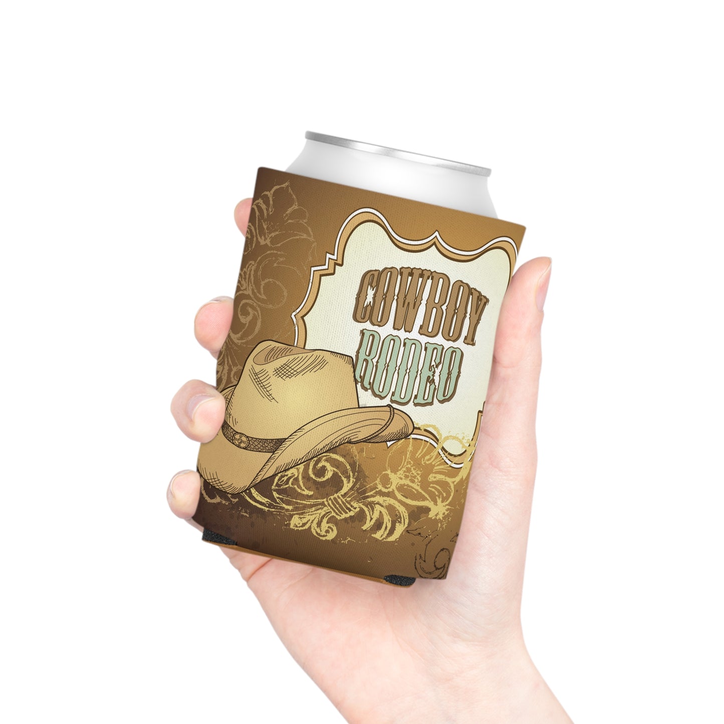 Cowboy Rodeo Can Cooler