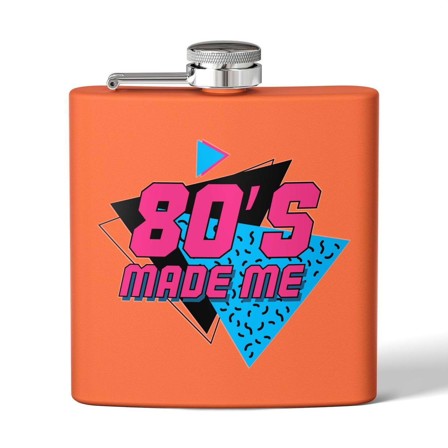 80's Made Me Stainless Steel Flask, 6oz