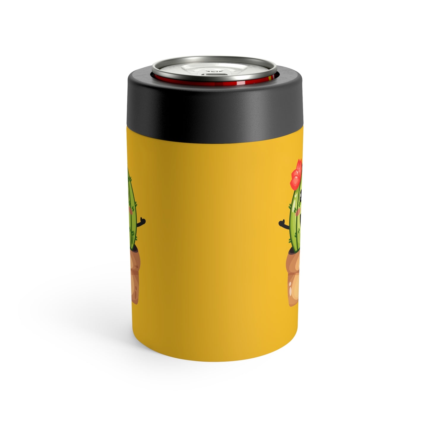 Cute Cactus Stainless Can Holder