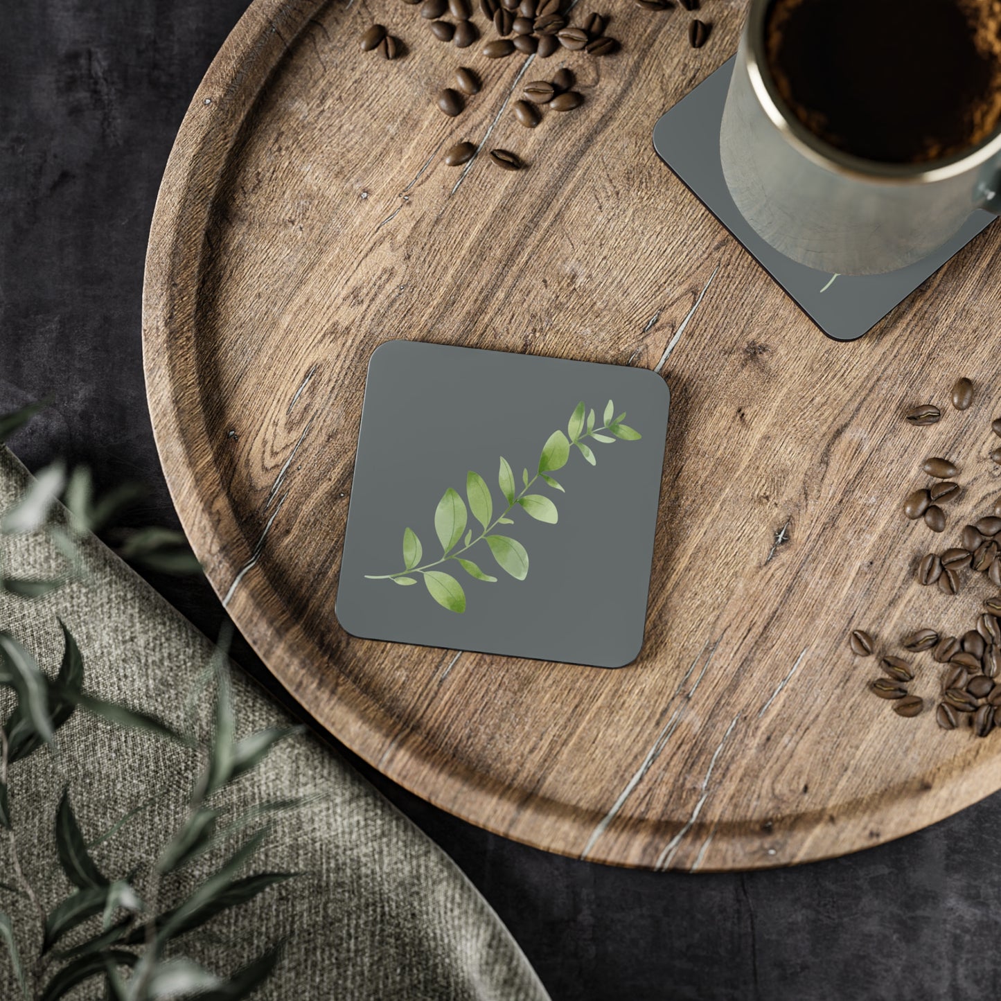 Leaf Art Coasters