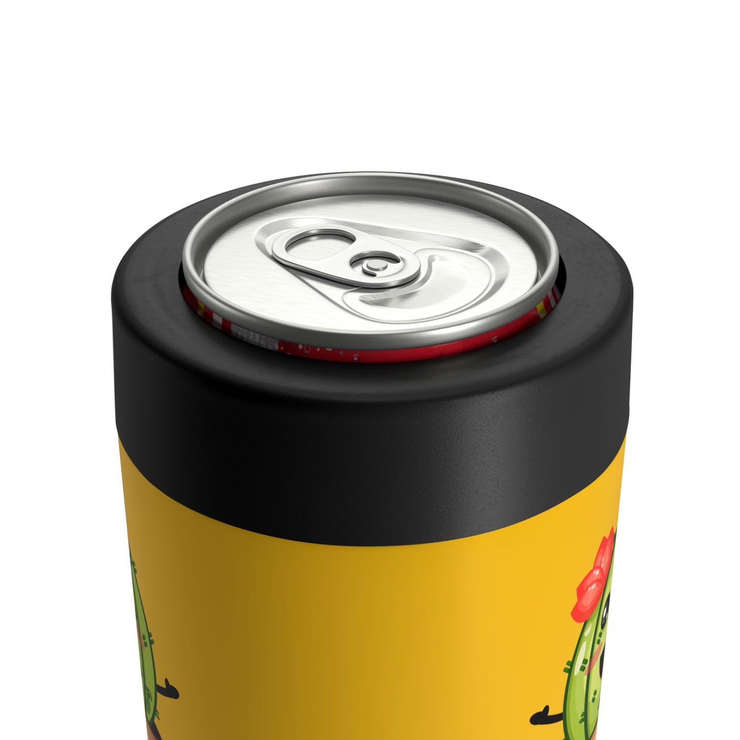 Cute Cactus Stainless Can Holder