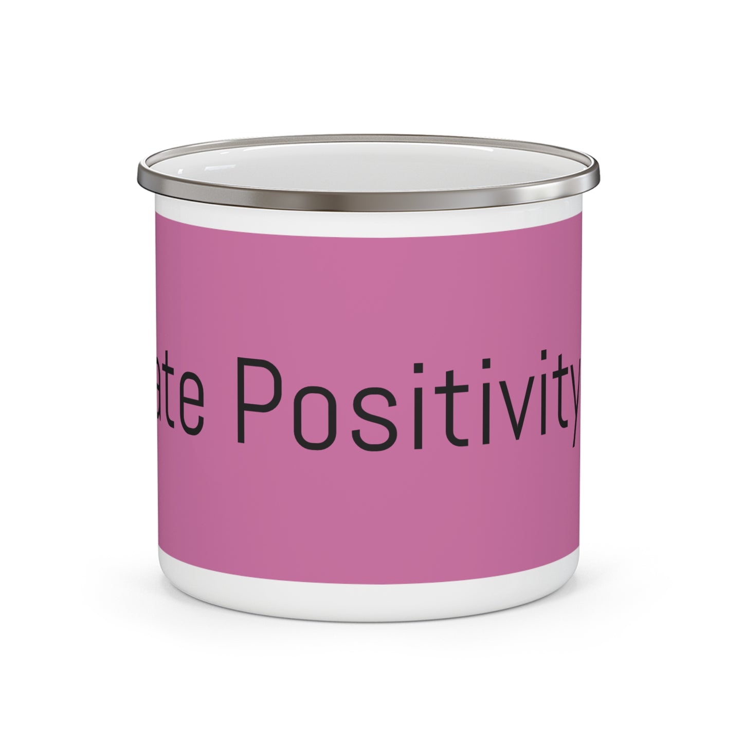 Radiate Positivity Enamel Camping Mug