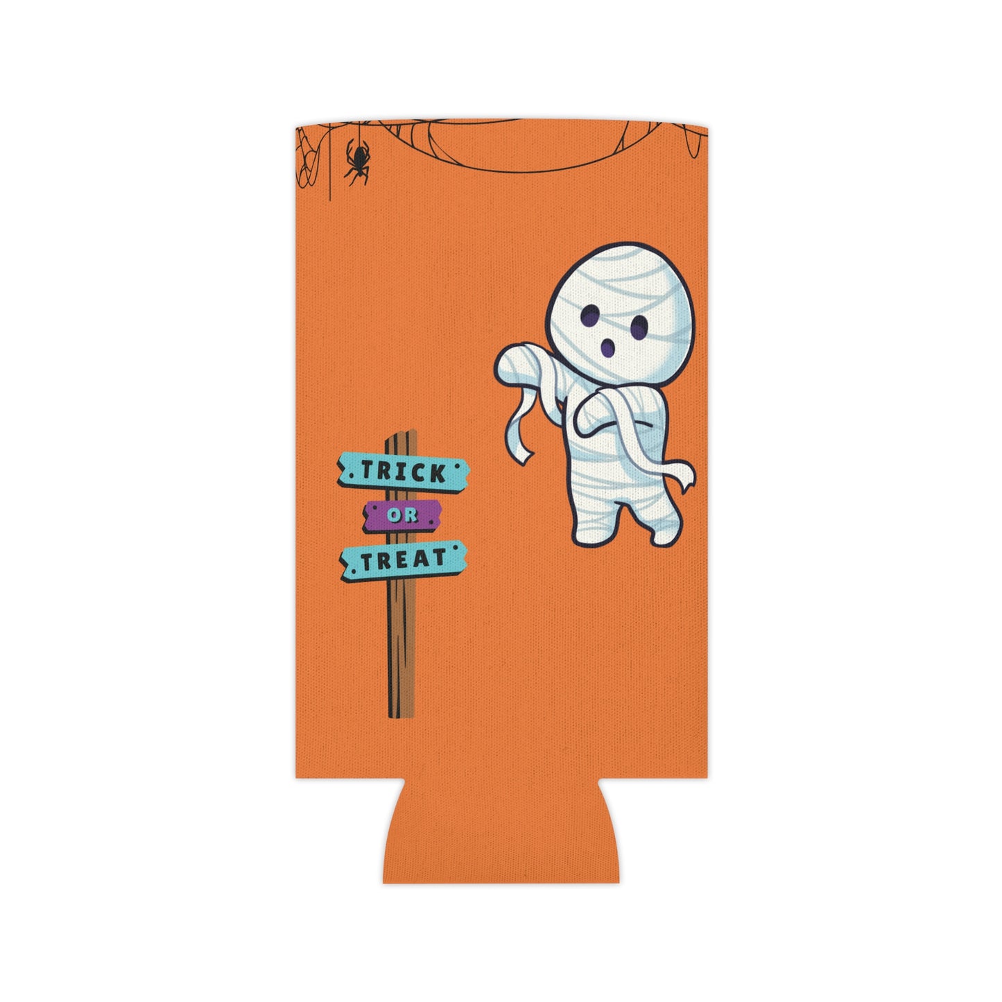 Halloween Bandaged Ghost Can Cooler