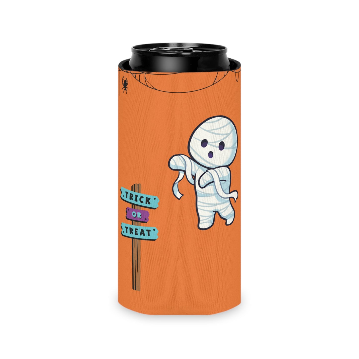 Halloween Bandaged Ghost Can Cooler