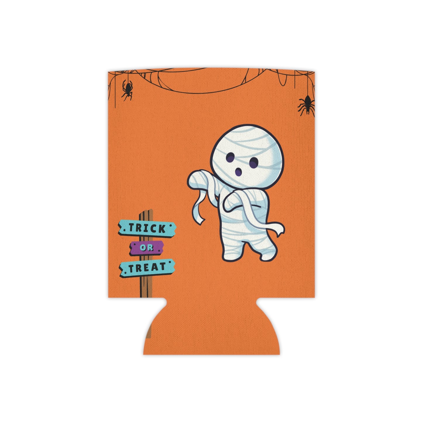 Halloween Bandaged Ghost Can Cooler