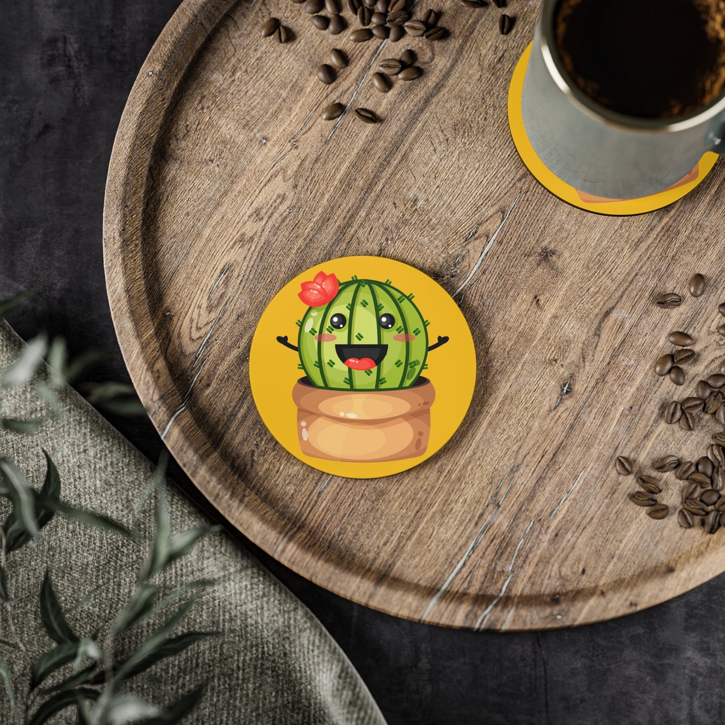 Cute Cactus Lover Coasters