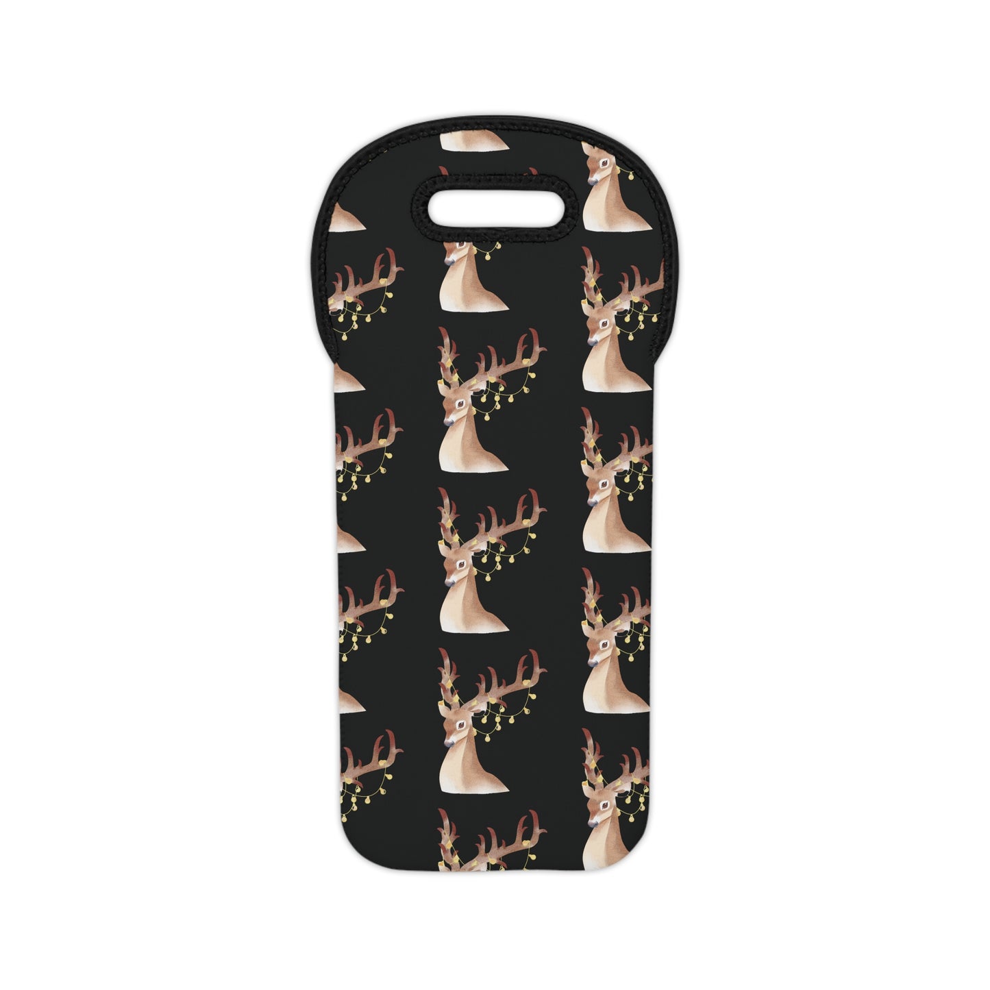 Reindeer Love Wine Tote Bag