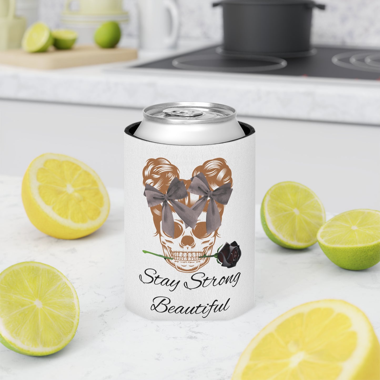 Stay Strong Beautiful Can Cooler