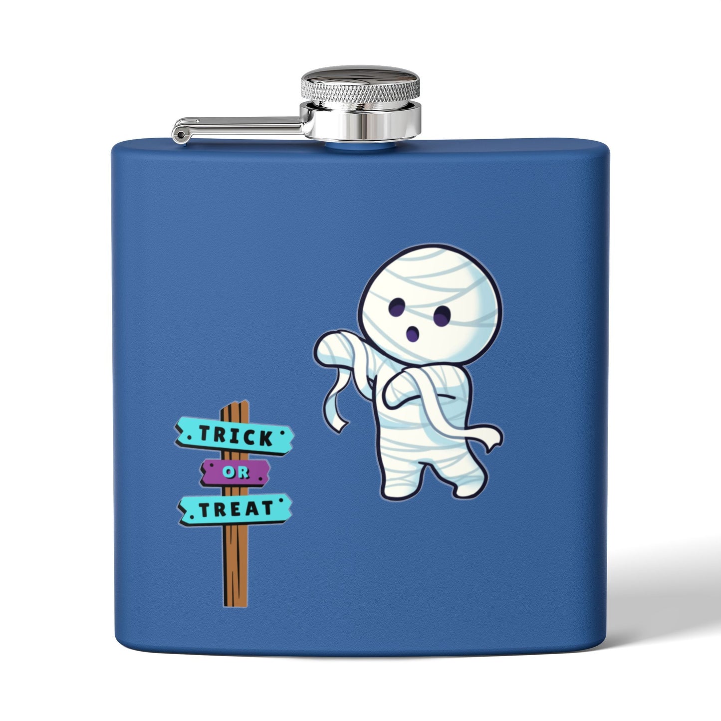 Halloween Bandaged Ghost Flask