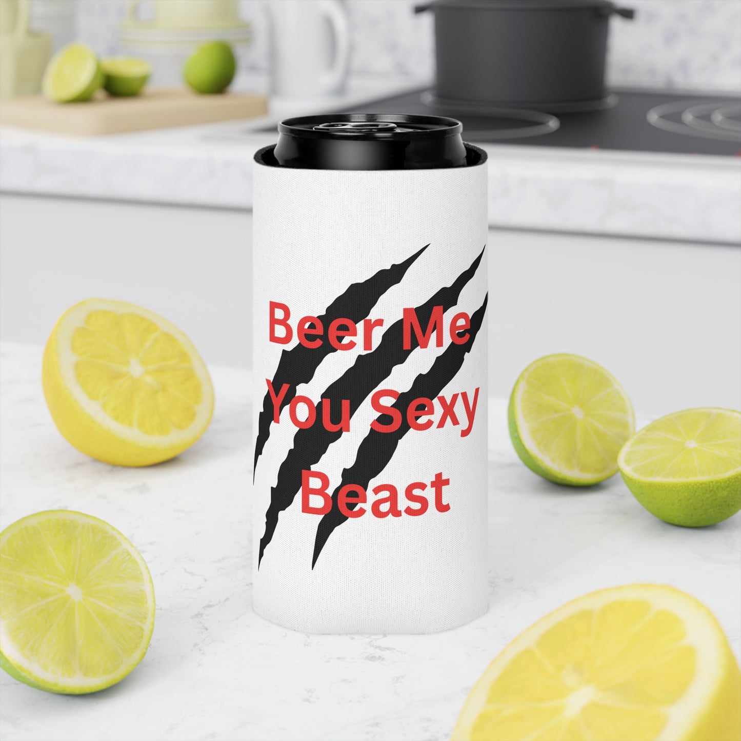 Beer Me You Sexy Beast Can Cooler