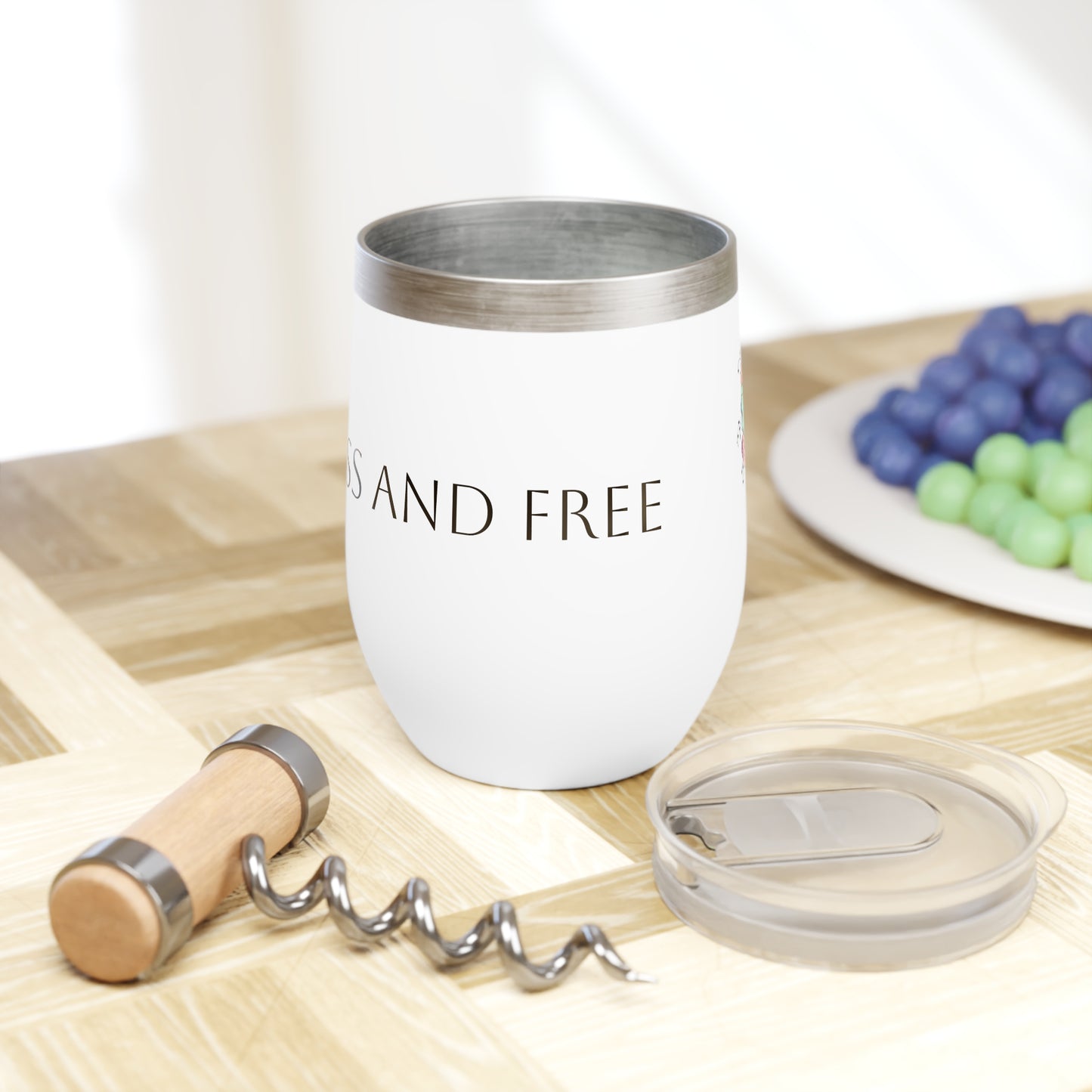 Fearless and Free Chill Wine Tumbler