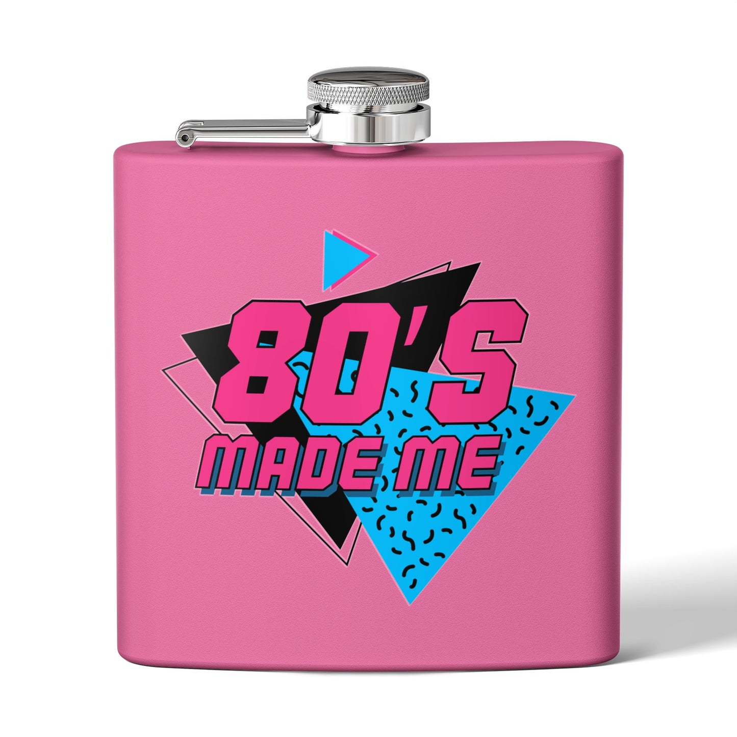 80's Made Me Stainless Steel Flask, 6oz