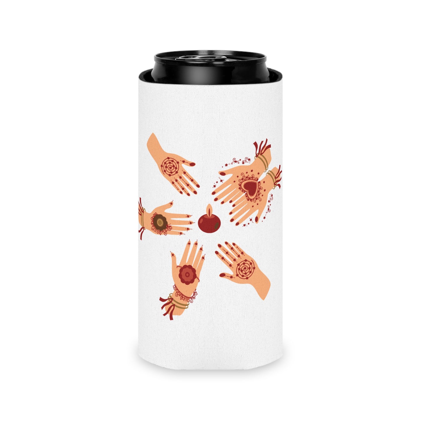Bride Tribe Keepin It Chilled White Can Cooler