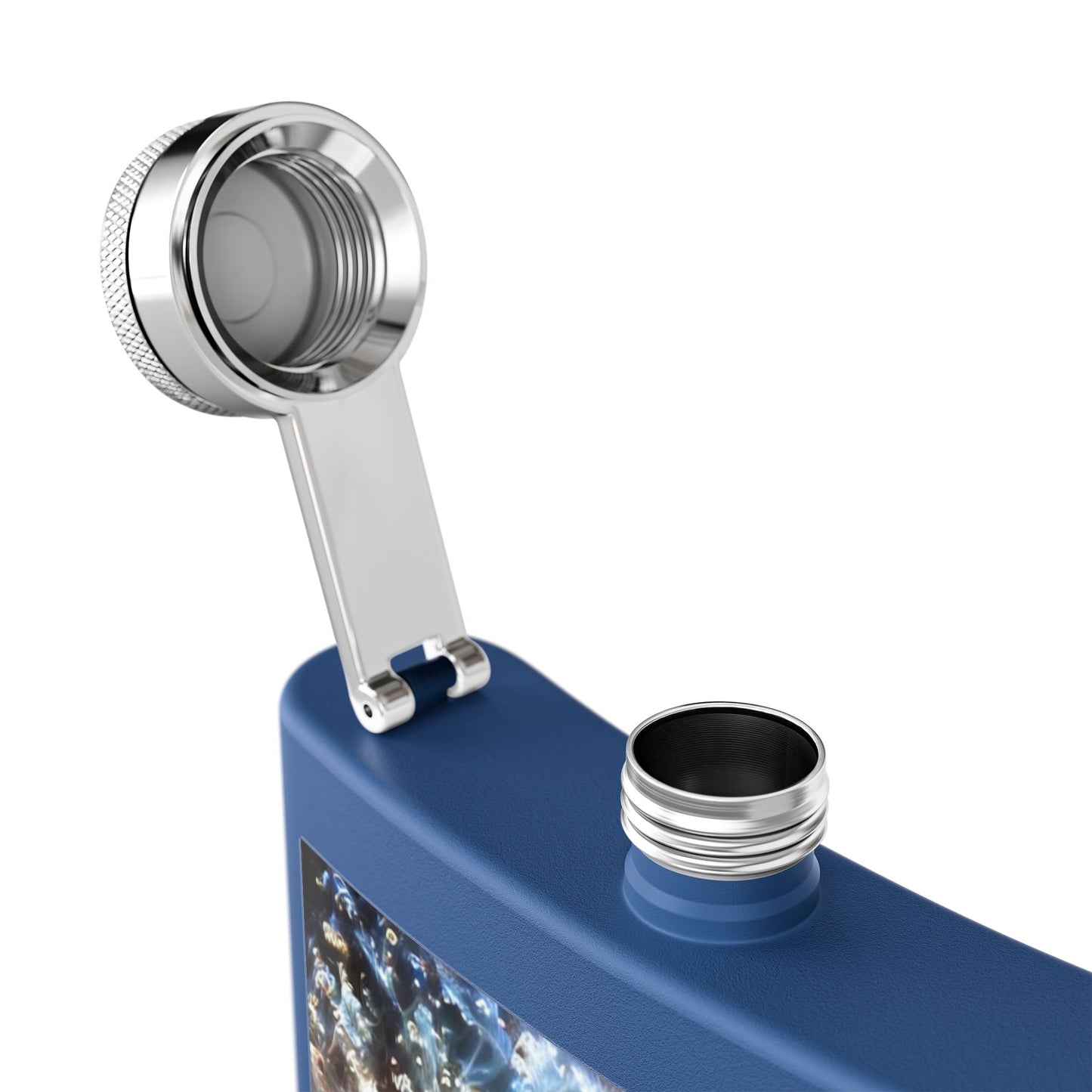 Specter Llama Stainless Steel Flask, 6oz