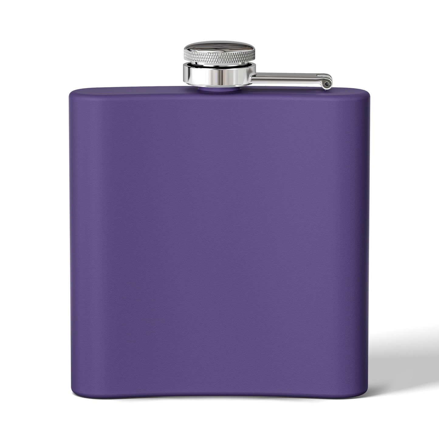 6oz Stainless Steel Flask with Firepit Design