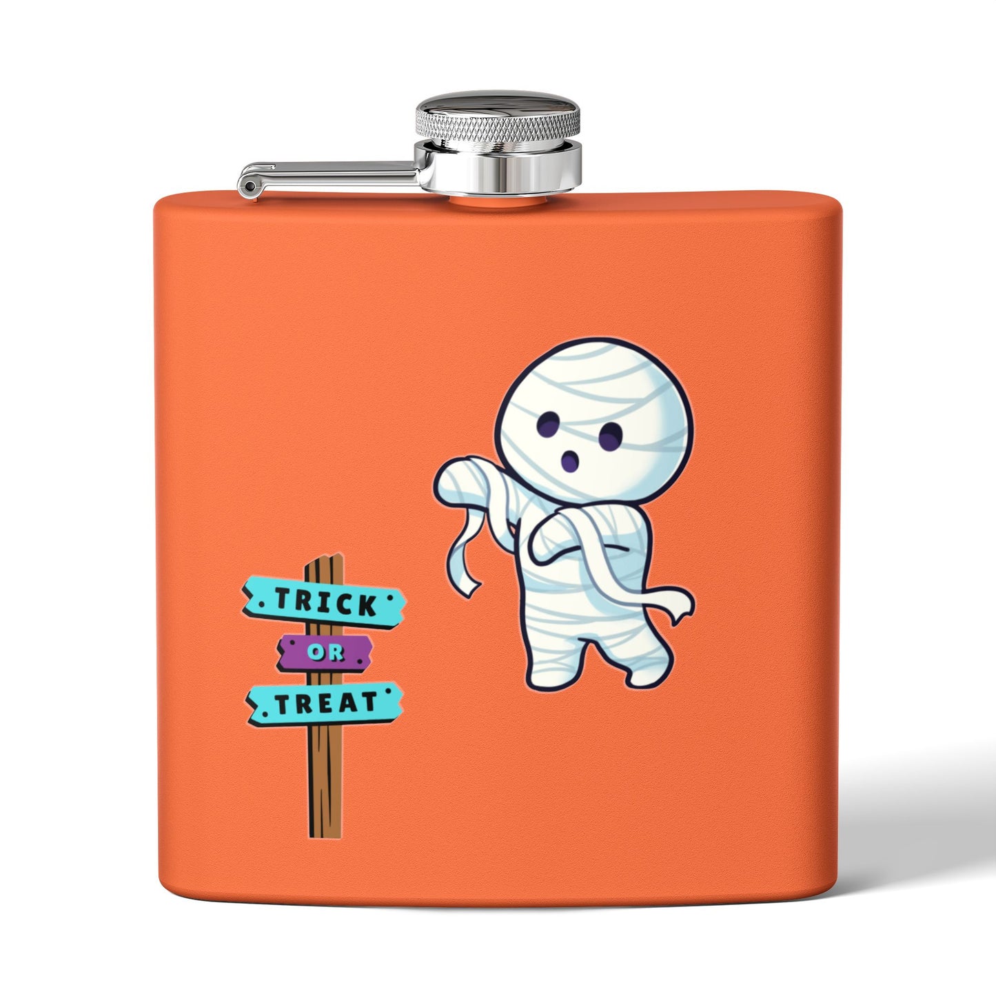 Halloween Bandaged Ghost Flask