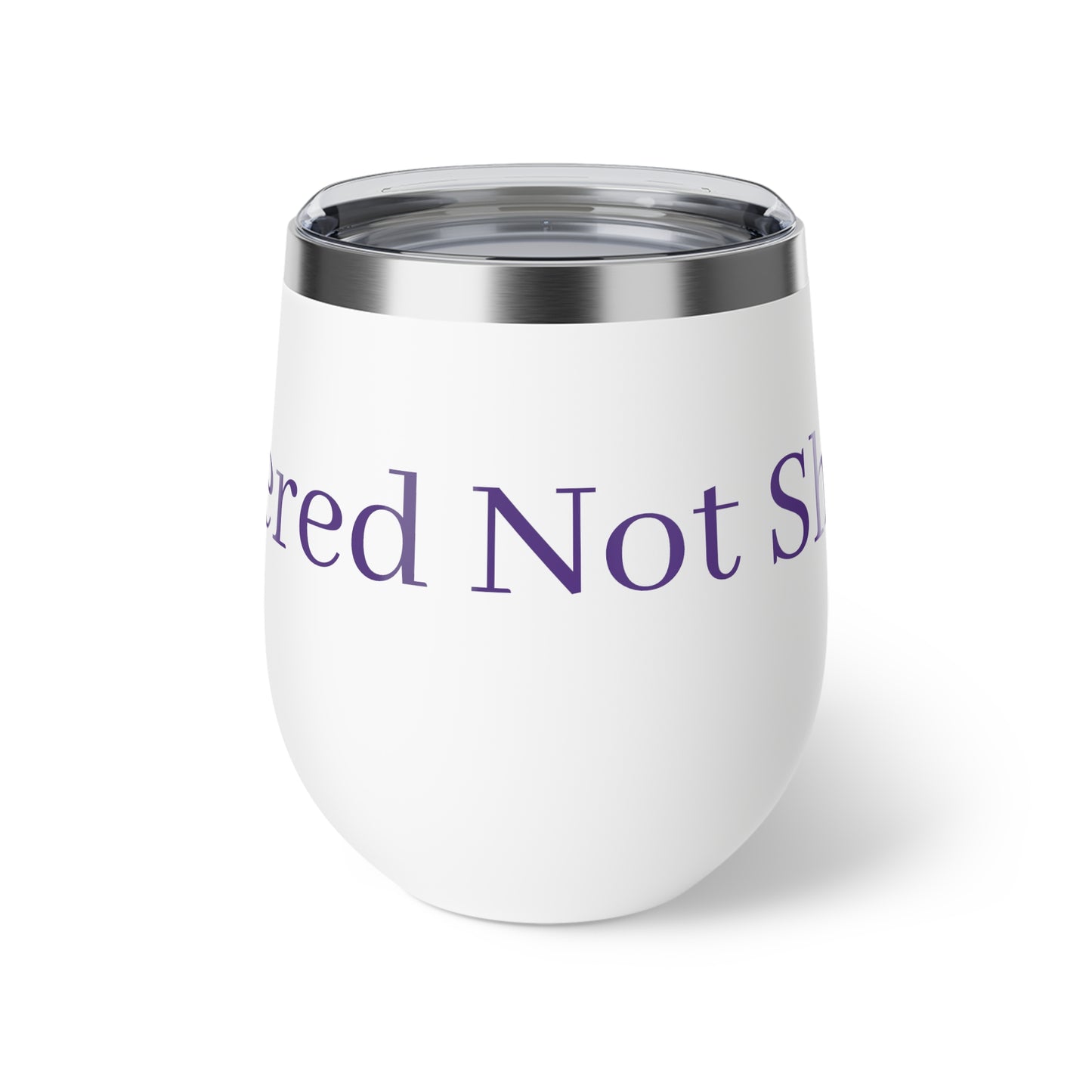 Centered Not Shaken Copper Vacuum Insulated Cup, 12oz