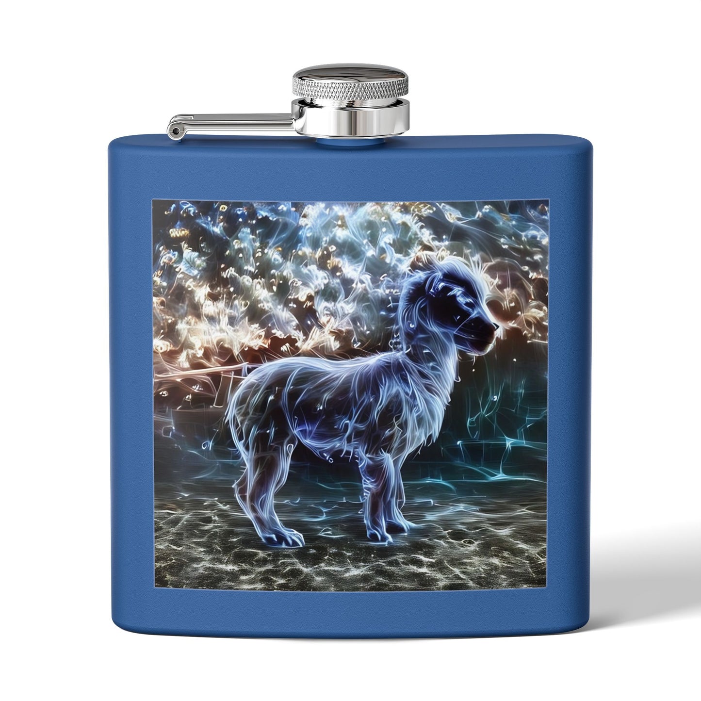 Specter Llama Stainless Steel Flask, 6oz