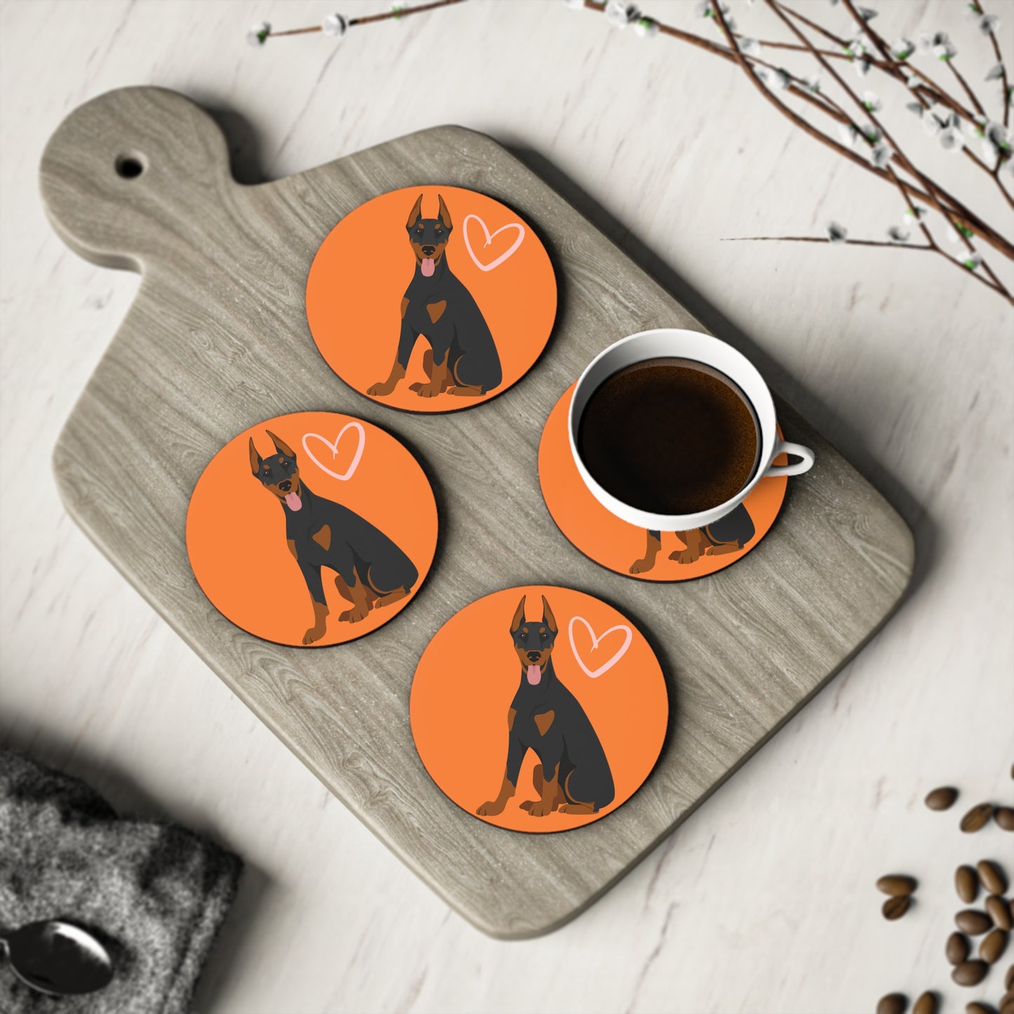 Doberman Lover Coasters
