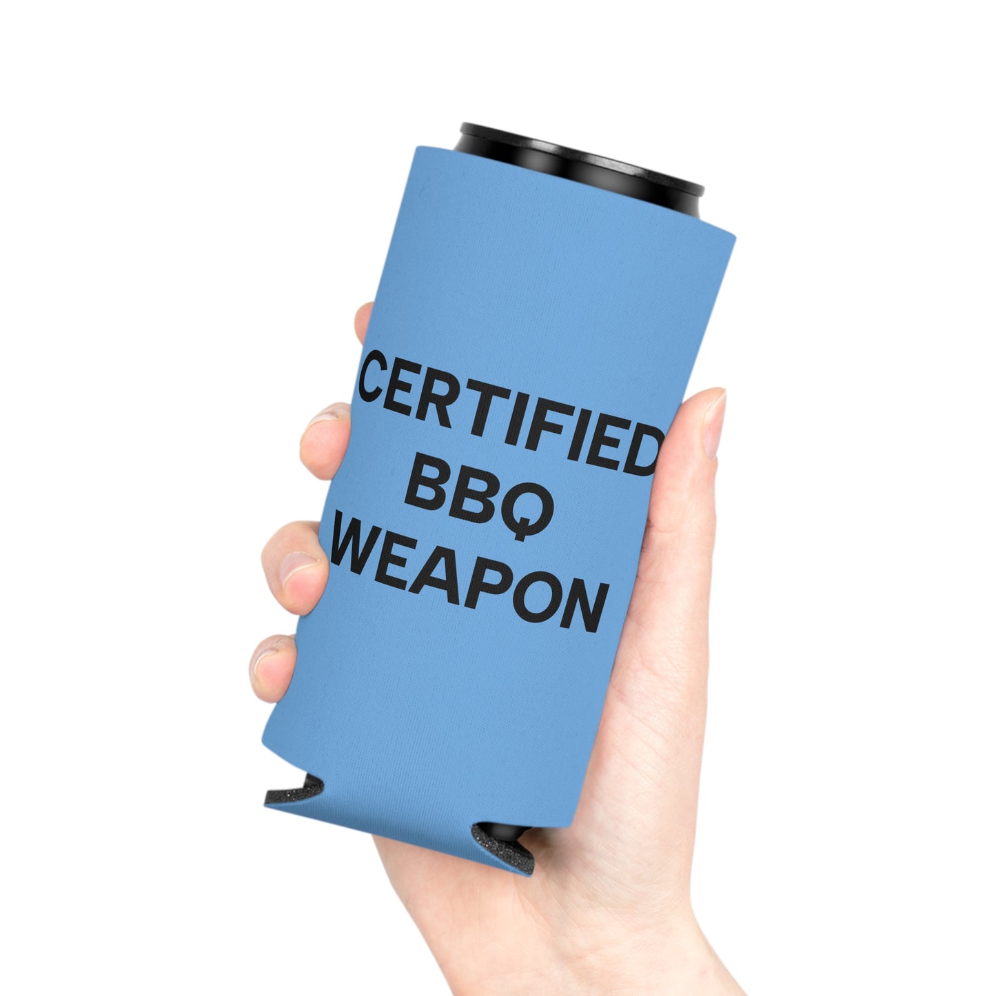Certified BBQ Weapon Can Cooler