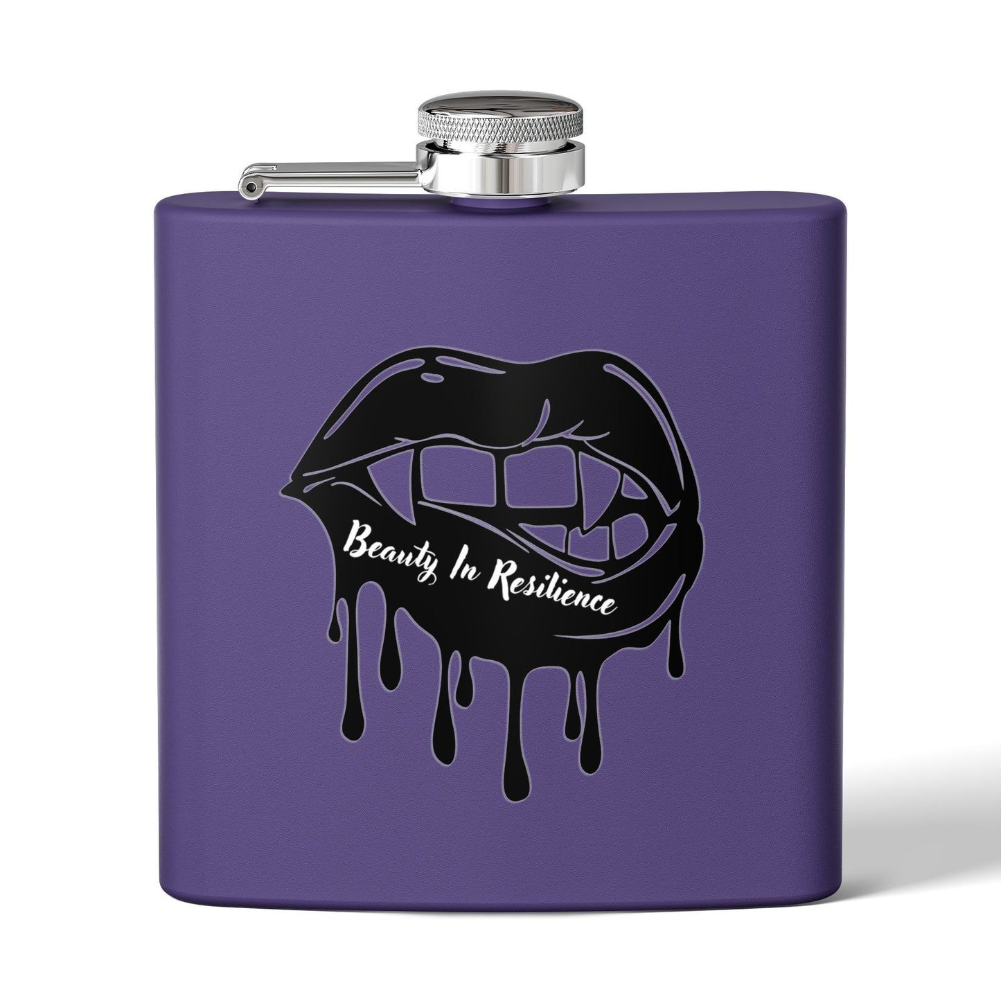 Beauty In Resilience Stainless Steel Flask, 6oz