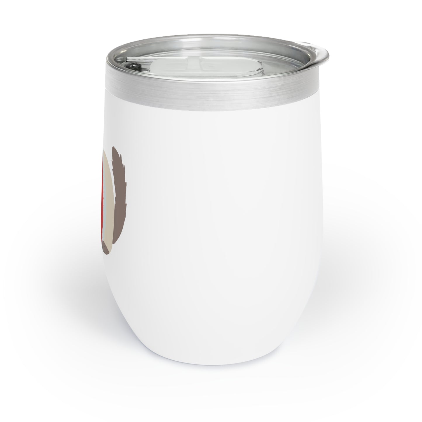 Grumpy Christmas Cat Chill Wine Tumbler