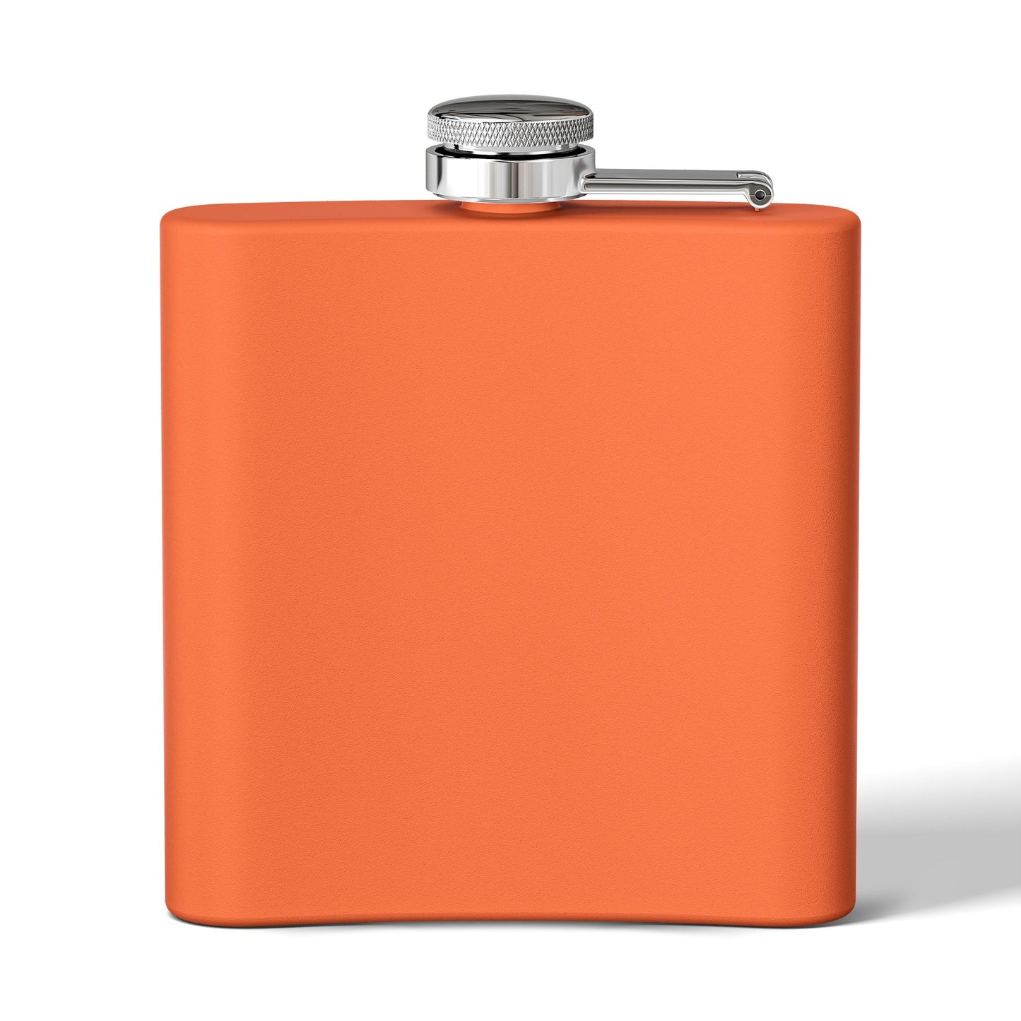 6oz Stainless Steel Flask with Firepit Design