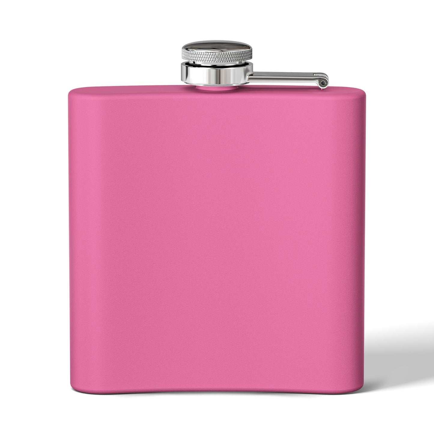 6oz Stainless Steel Flask with Firepit Design