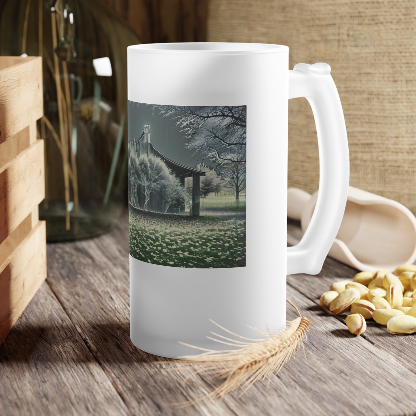 Ghoul Shack Frosted Glass Beer Mug