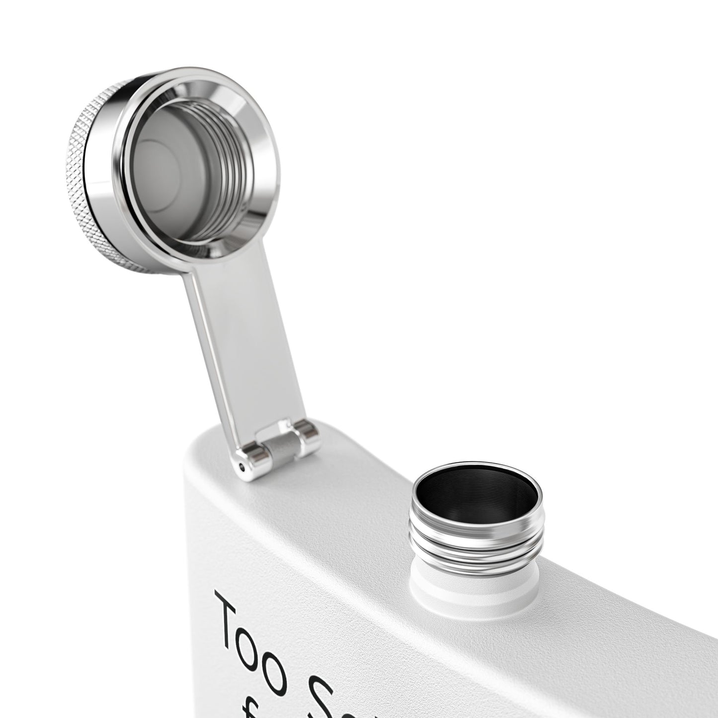 Too Self Aware for your Shit Stainless Steel Flask, 6oz