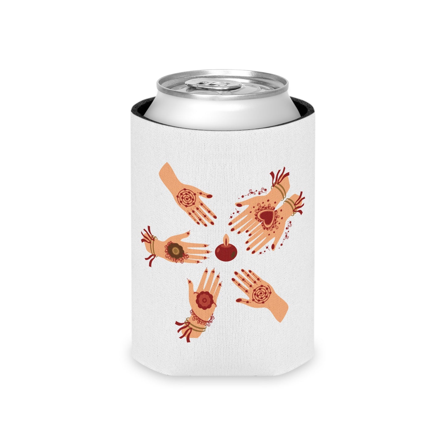 Bride Tribe Keepin It Chilled White Can Cooler