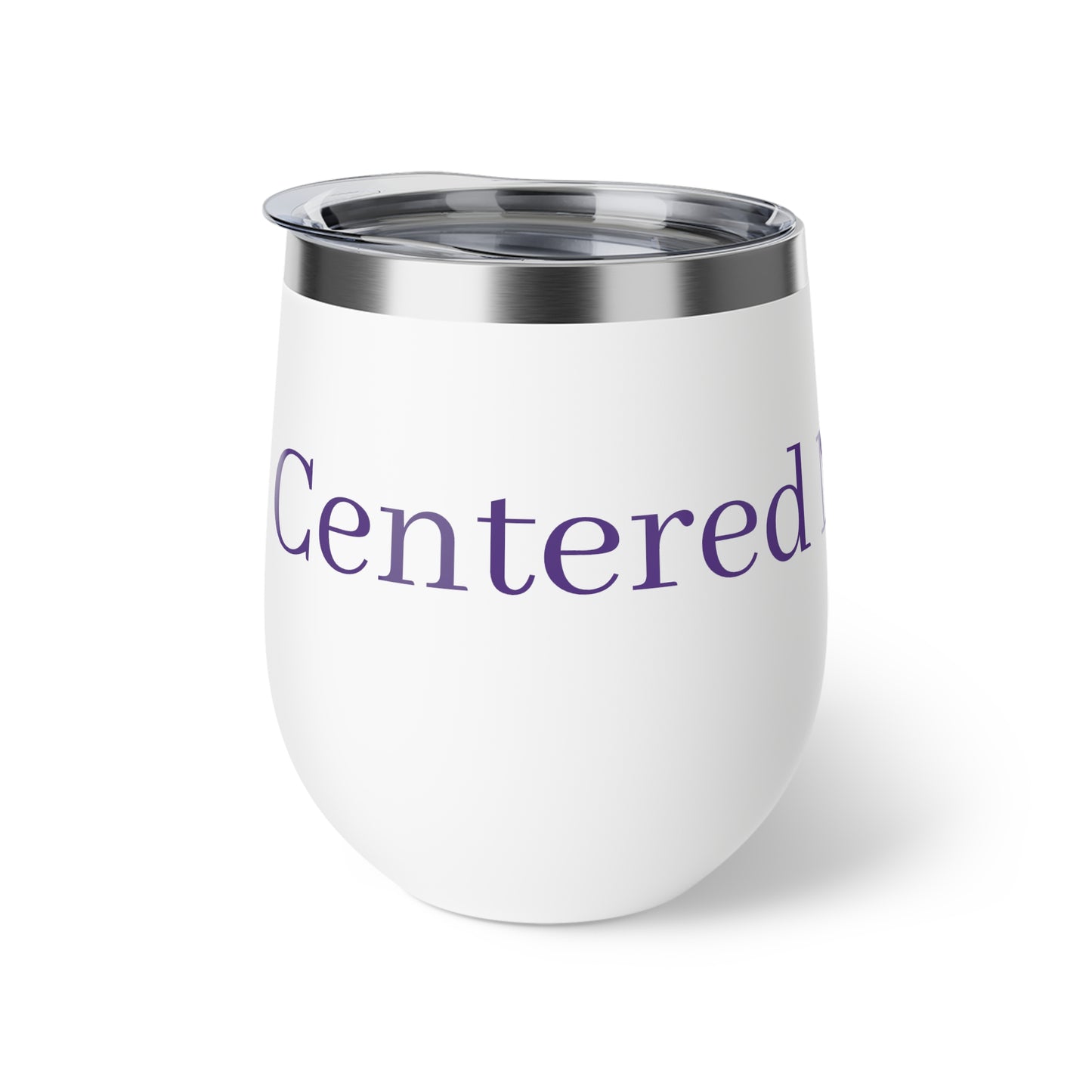 Centered Not Shaken Copper Vacuum Insulated Cup, 12oz