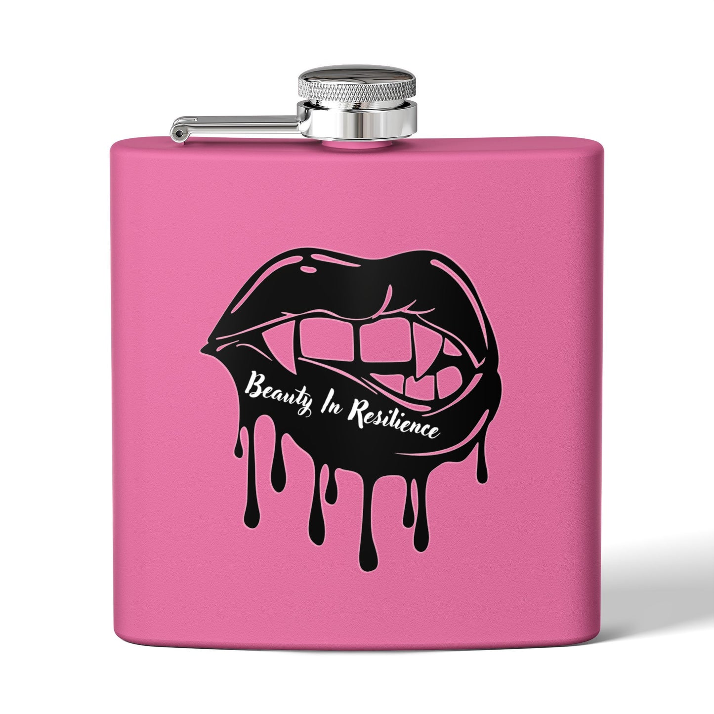 Beauty In Resilience Stainless Steel Flask, 6oz