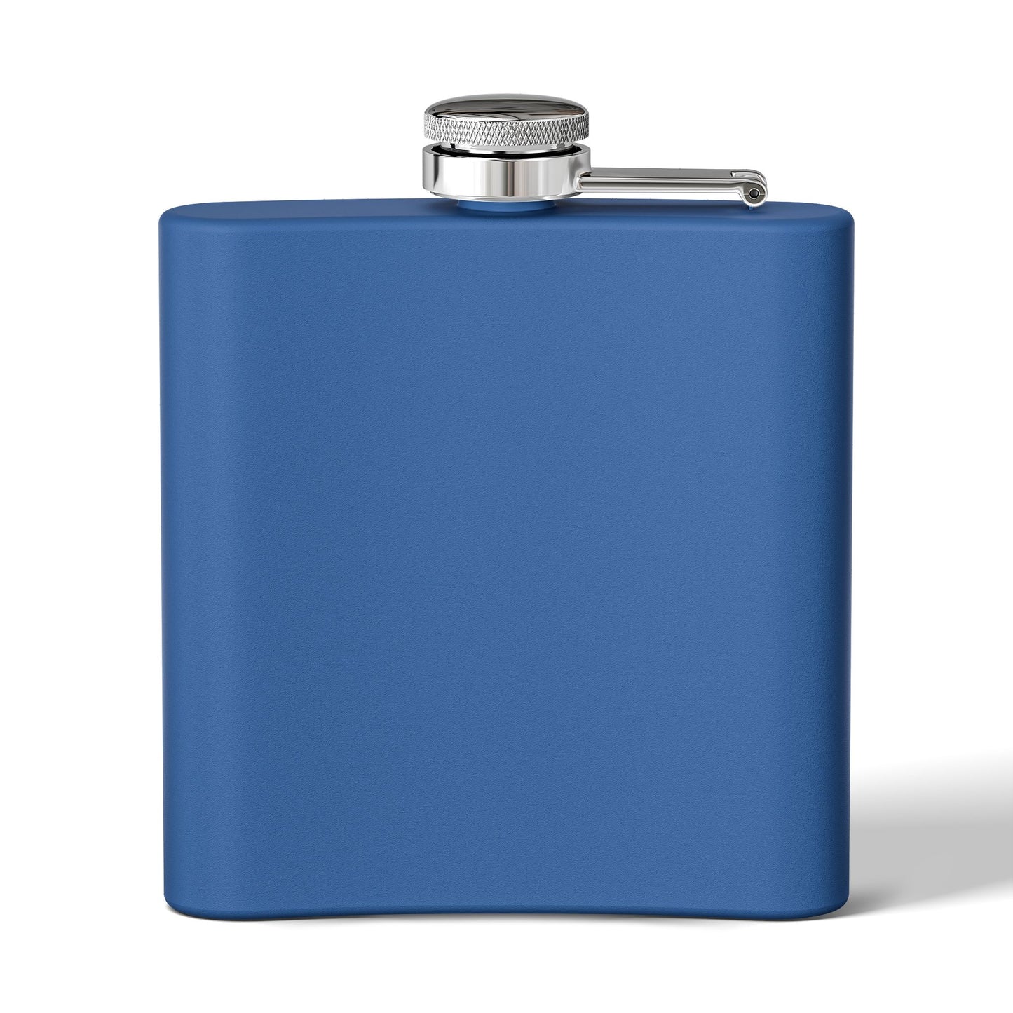 6oz Stainless Steel Flask with Firepit Design