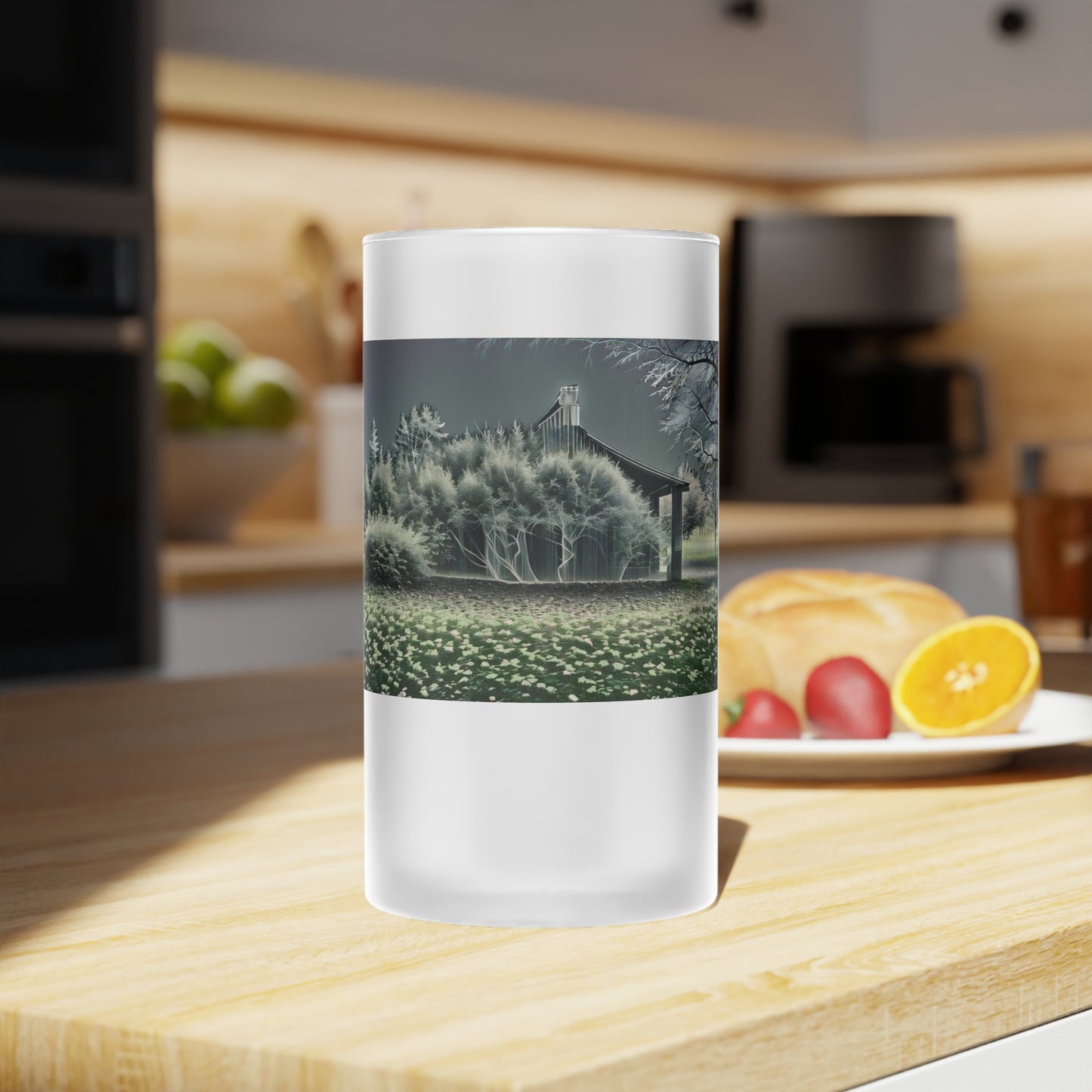 Ghoul Shack Frosted Glass Beer Mug