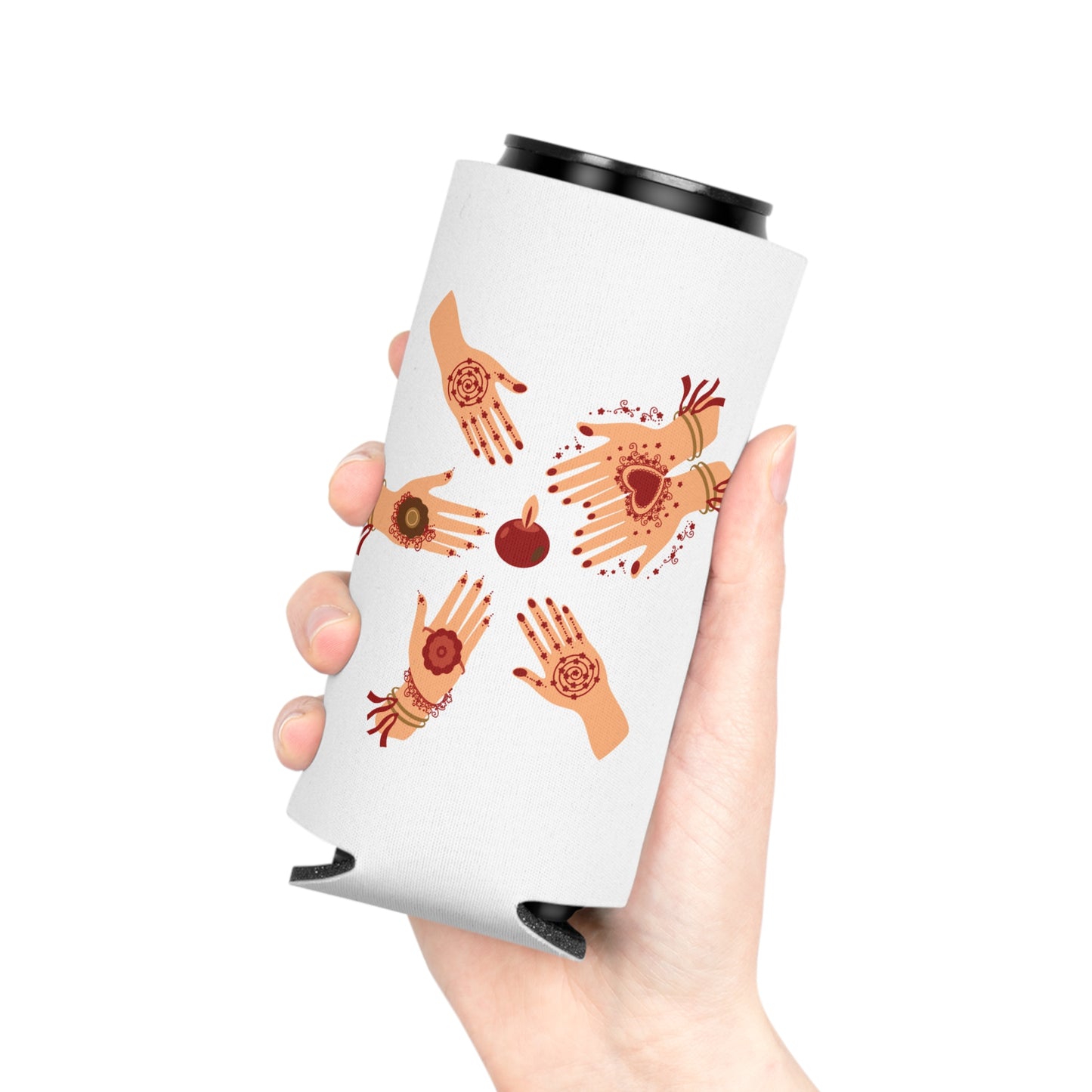 Bride Tribe Keepin It Chilled White Can Cooler
