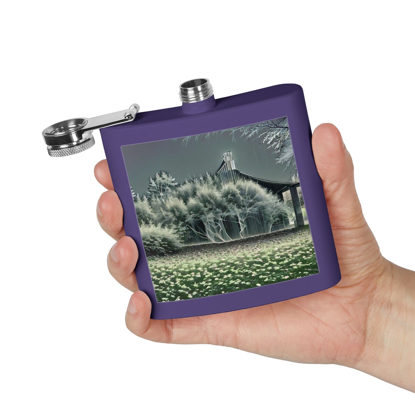 Ghoul Shack Stainless Steel Flask, 6oz