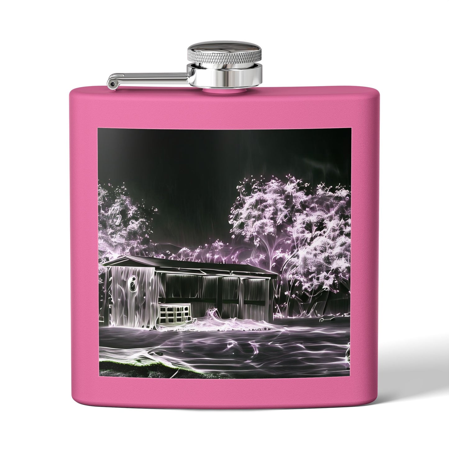 Specter Country Shed Stainless Steel Flask, 6oz