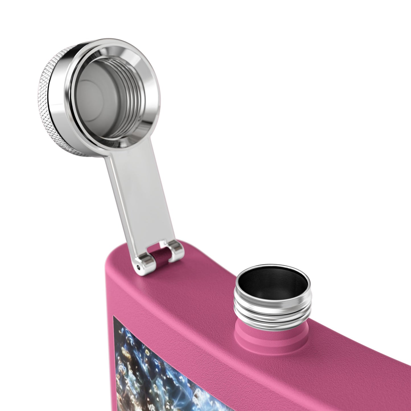 Specter Llama Stainless Steel Flask, 6oz