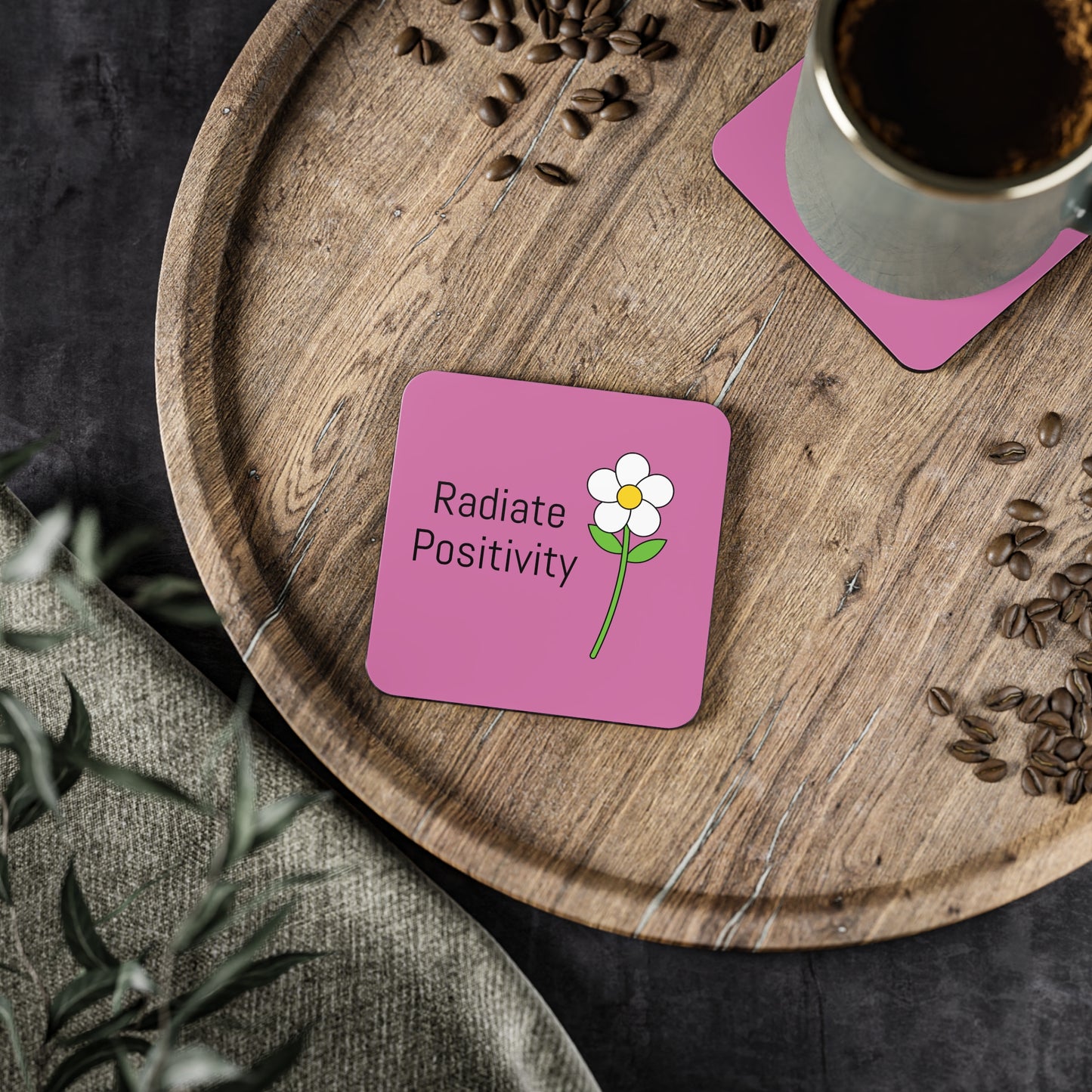 Radiate Positivity Coasters