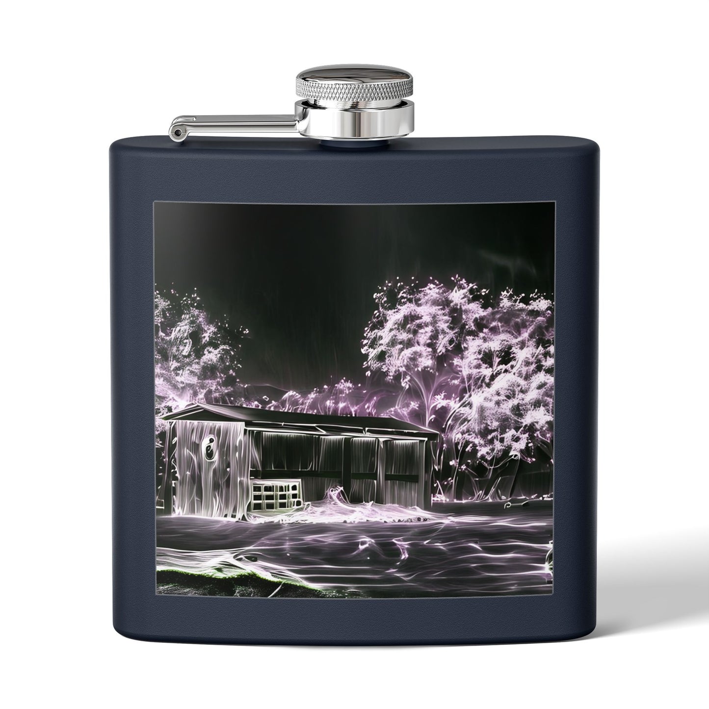 Specter Country Shed Stainless Steel Flask, 6oz
