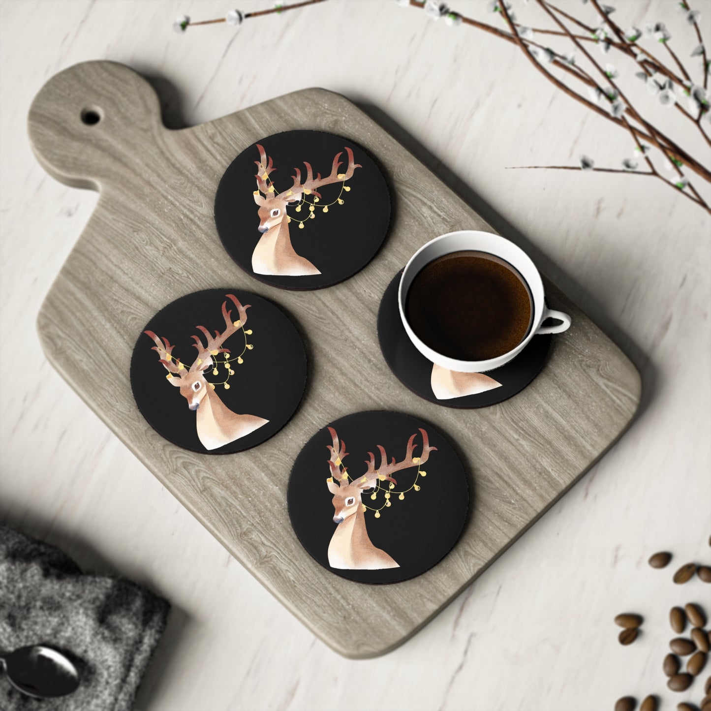 Reindeer Love Coasters