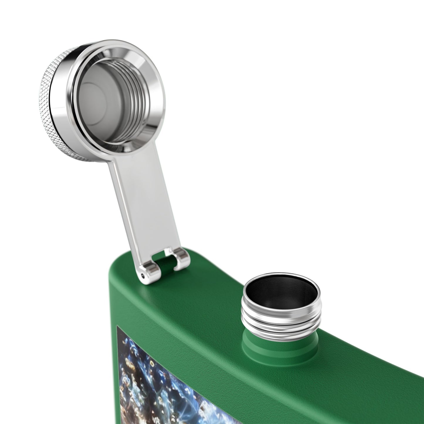 Specter Llama Stainless Steel Flask, 6oz