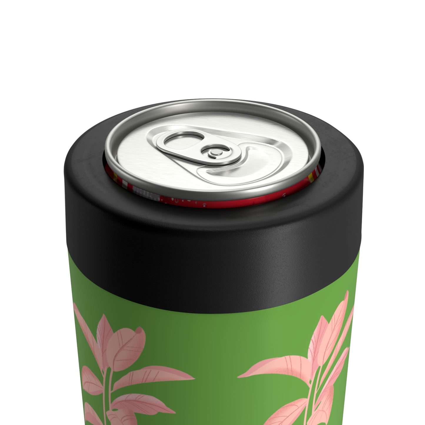 Pink Plant Lover Stainless Can Holder