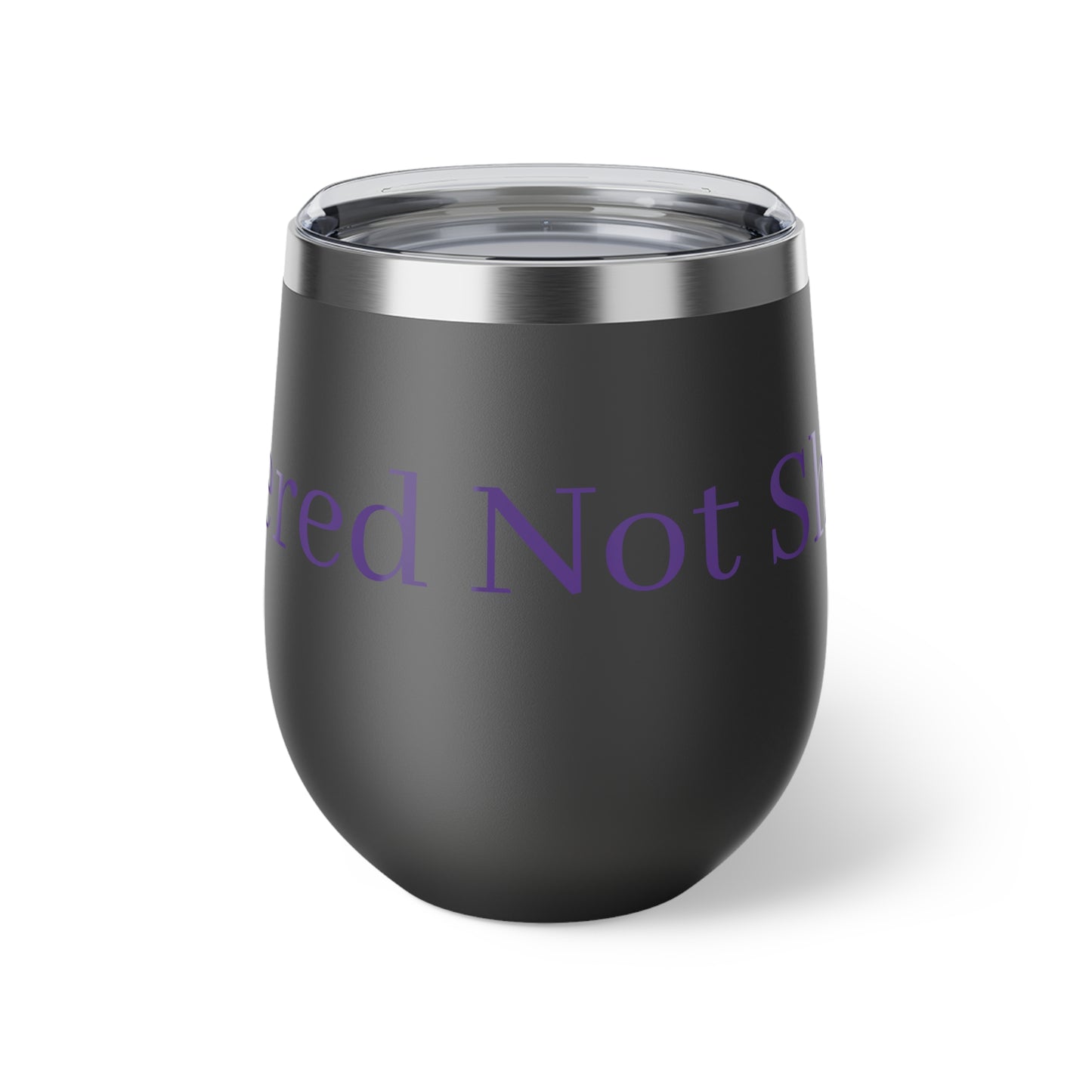 Centered Not Shaken Copper Vacuum Insulated Cup, 12oz