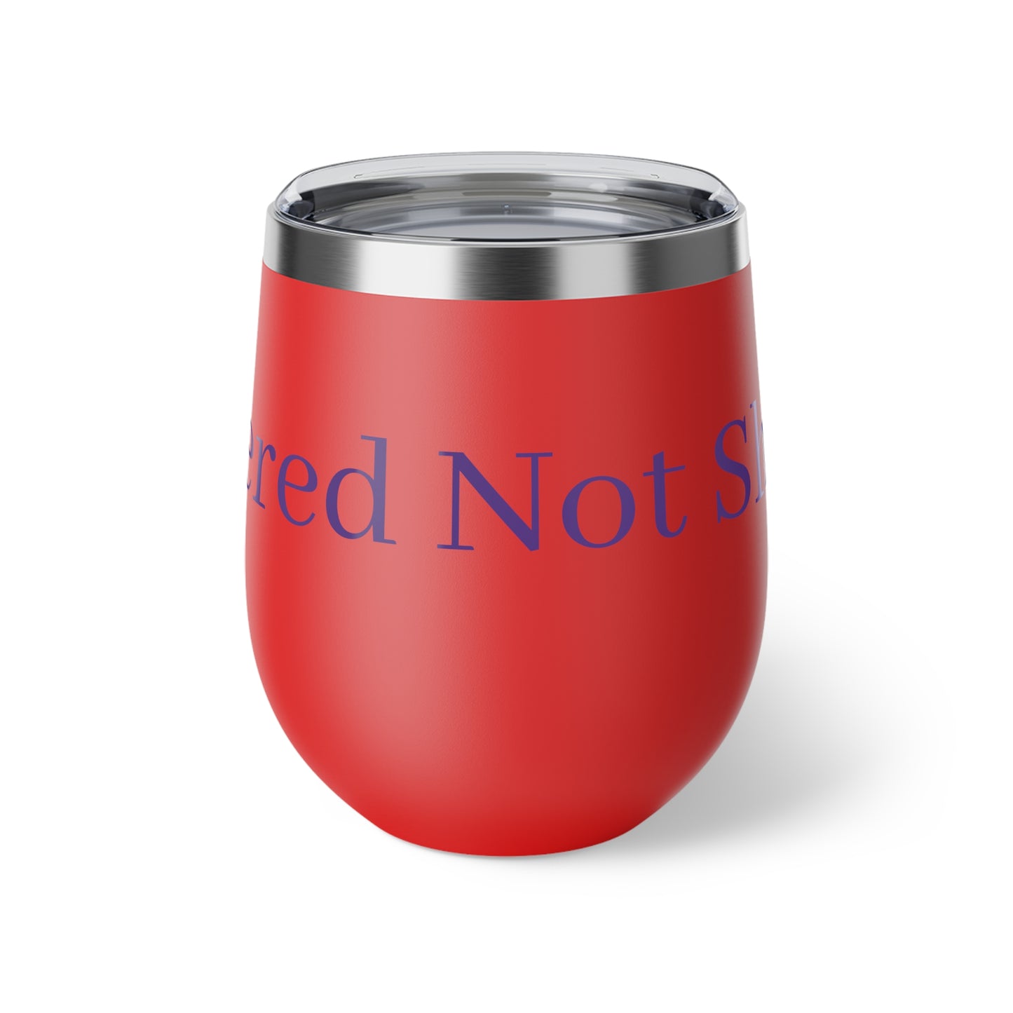 Centered Not Shaken Copper Vacuum Insulated Cup, 12oz