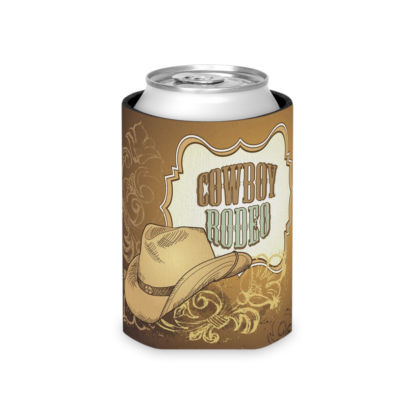 Cowboy Rodeo Can Cooler